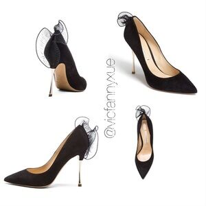 Nicholas Kirkwood ruffle suede pumps 7 37